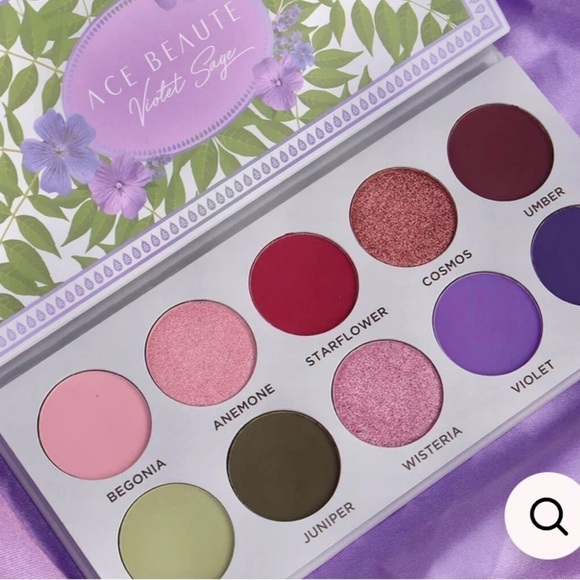 ACE BEAUTE Violet Sage Eyeshadow Palette NEW - Picture 1 of 3